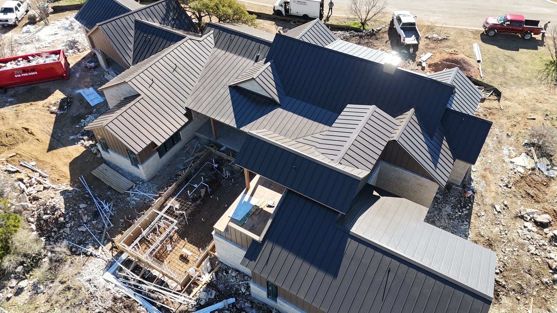 Gallery photos for Standing Seam Metal Roof Installation in Horseshoe Bay: Image #3