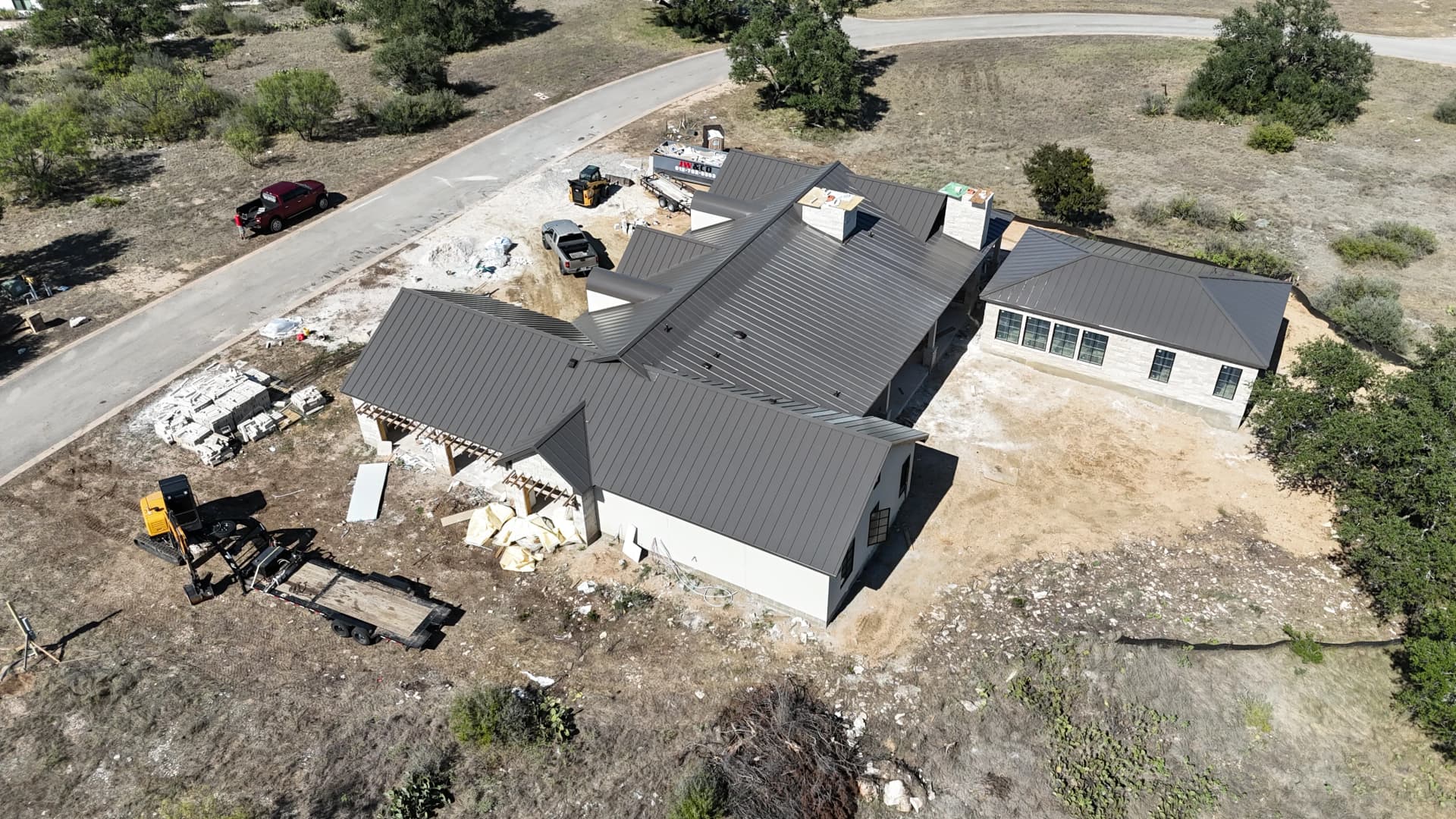 Gallery photos for Custom Metal Roofing on a New Build in Horseshoe Bay: Image #1