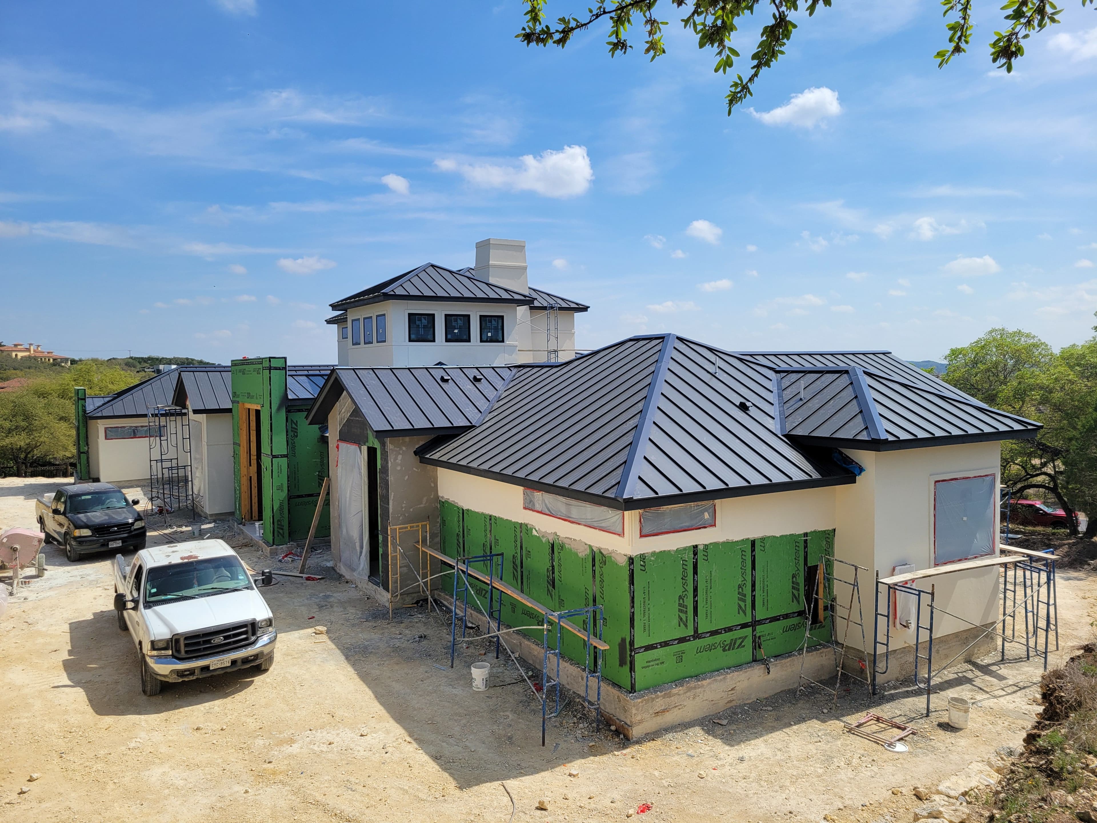 Project 8000 Sqft Standing Seam Roof in Dominion Neighborhood image