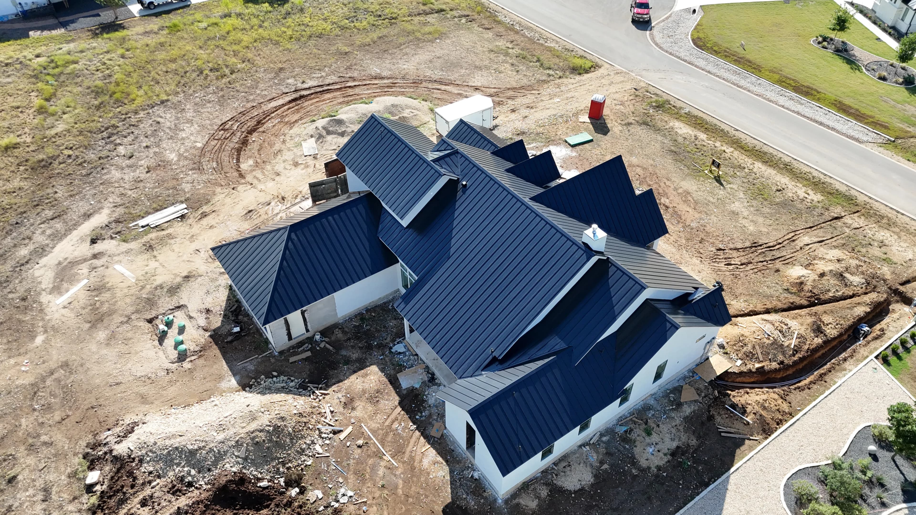 Project Standing Seam Metal Roof on a Custom Home in Bulverde image