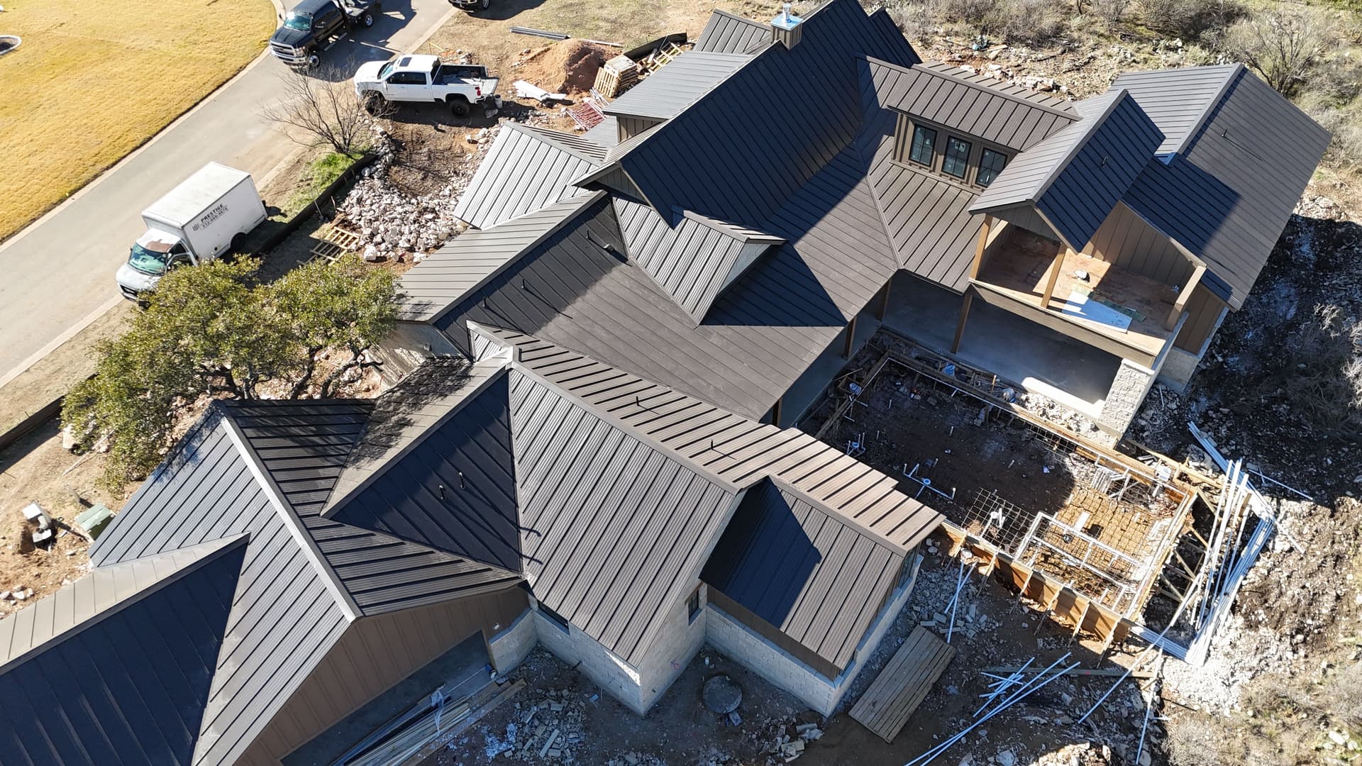 Gallery photos for Standing Seam Metal Roof Installation in Horseshoe Bay: Image #2