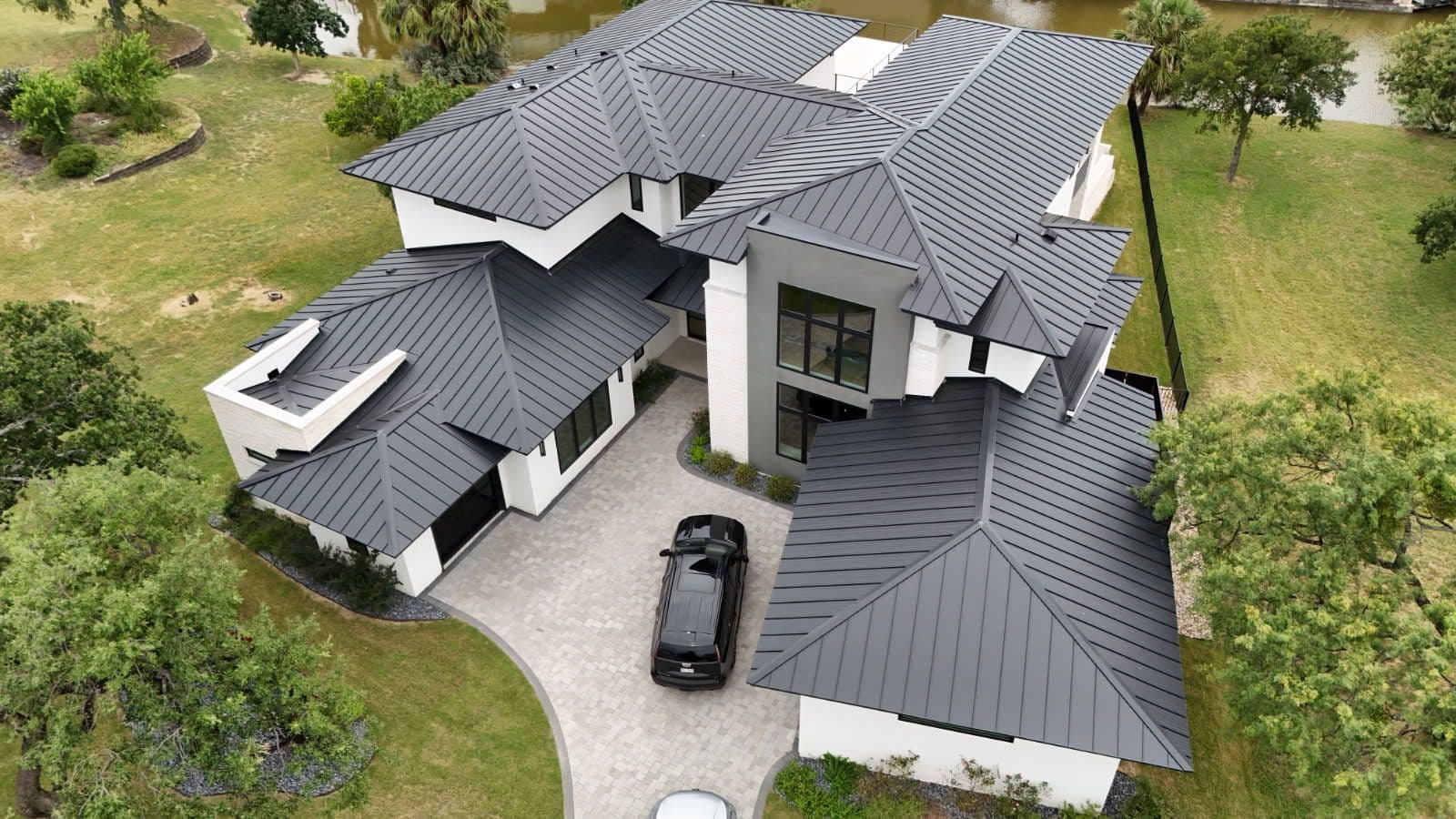 Breathtaking Black Metal Roof on Applehead Island image