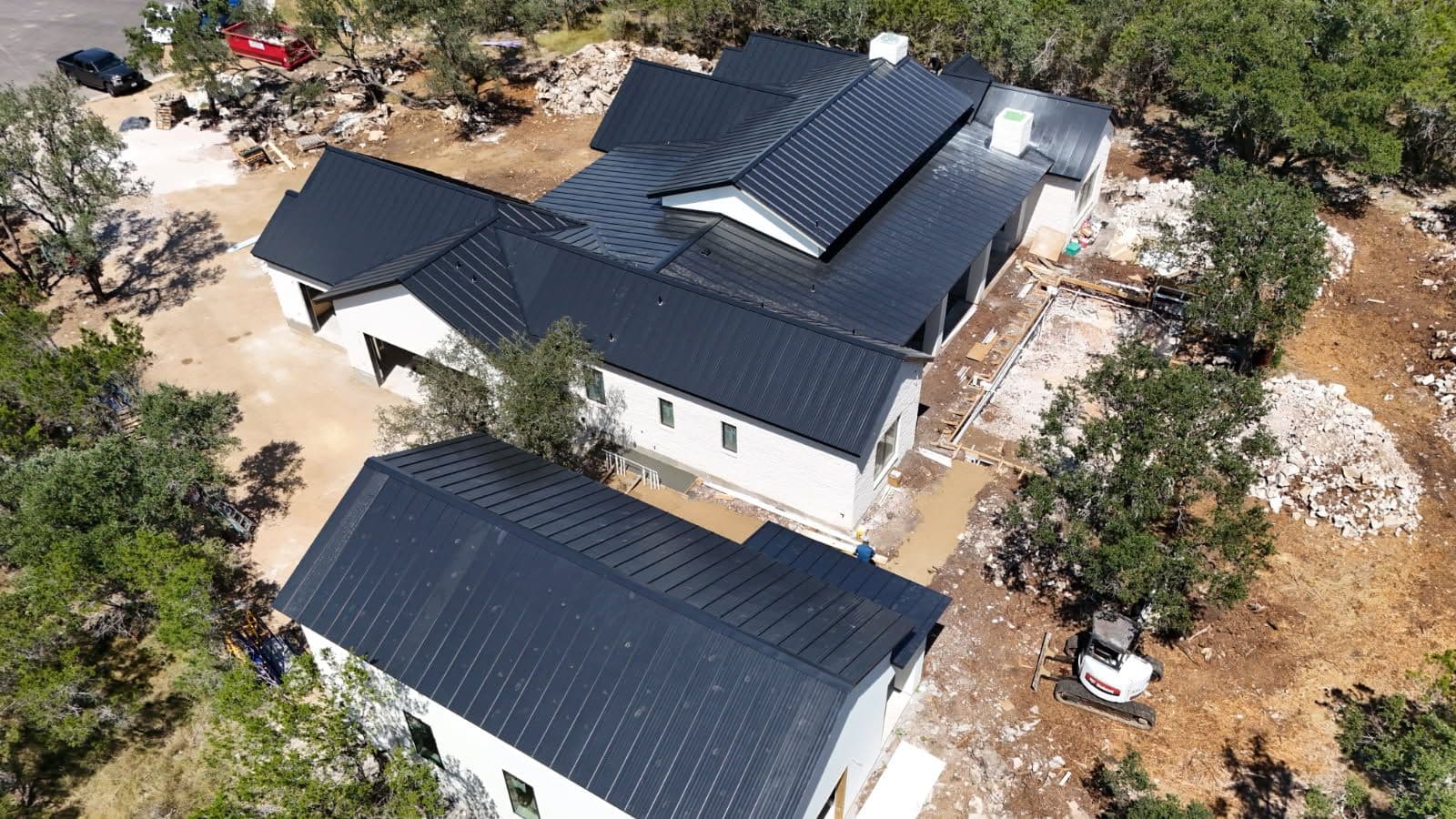 Gallery photos for Stunning Matte Black Metal Roof Transformation: Image #1