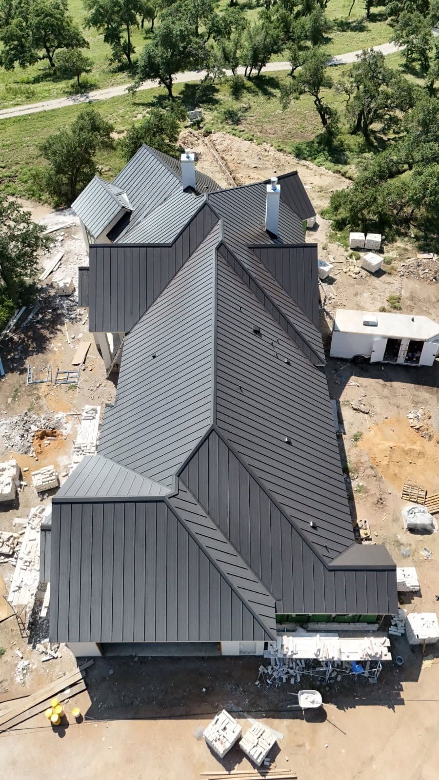 Standing Seam Metal Roof Installed with Precision image