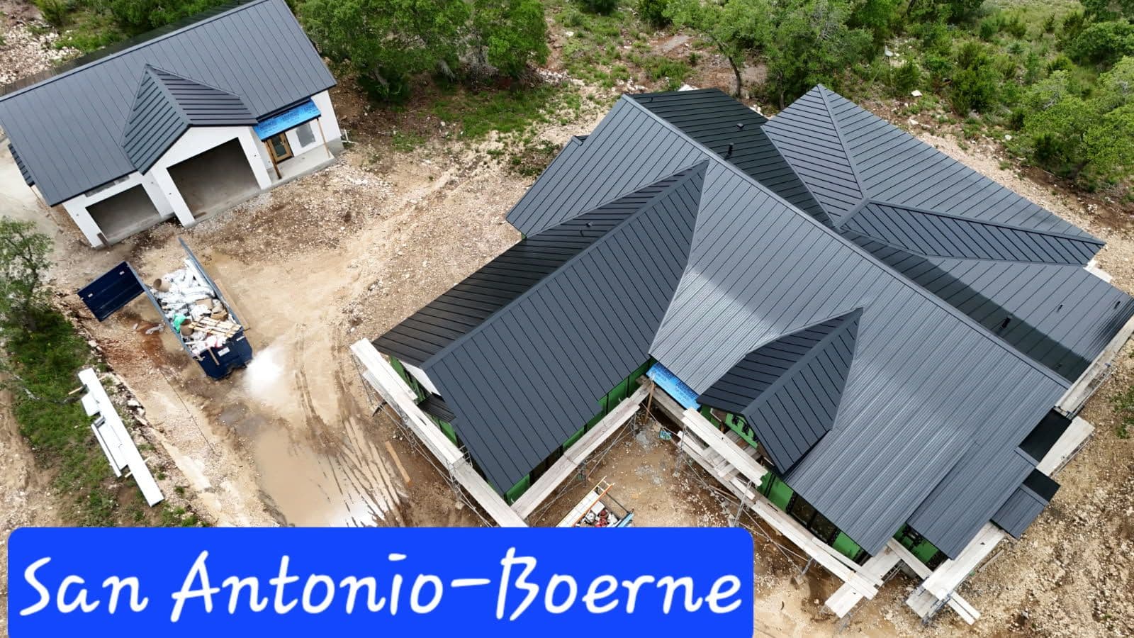 Project Matte Black Standing Seam Roof Transformation image