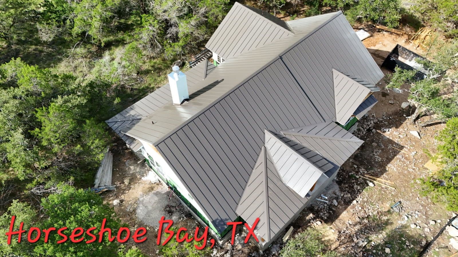 Custom Metal Roof Installation in Horseshoe Bay image