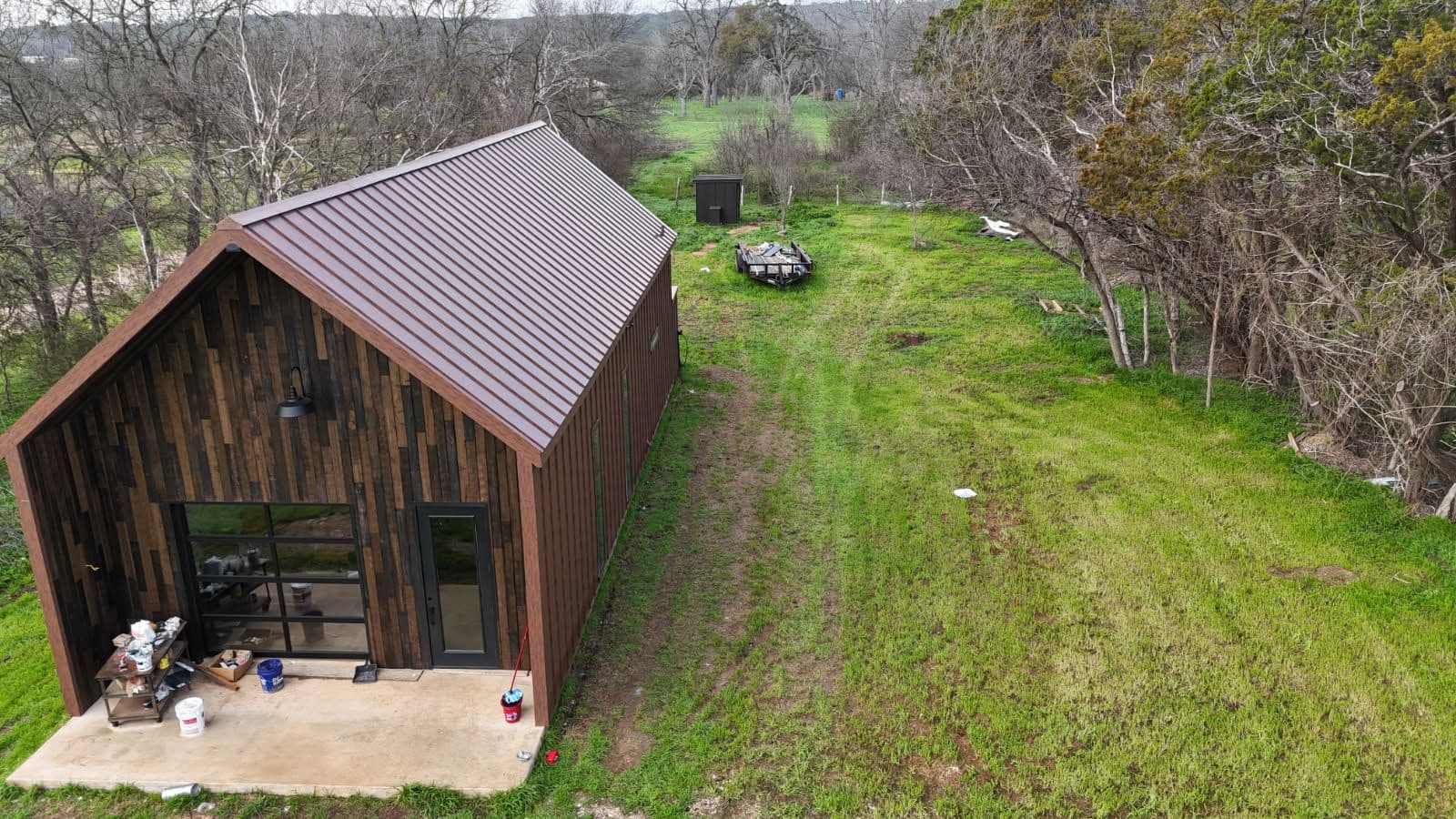 Contemporary Man Cave Built with Premium Roofing image