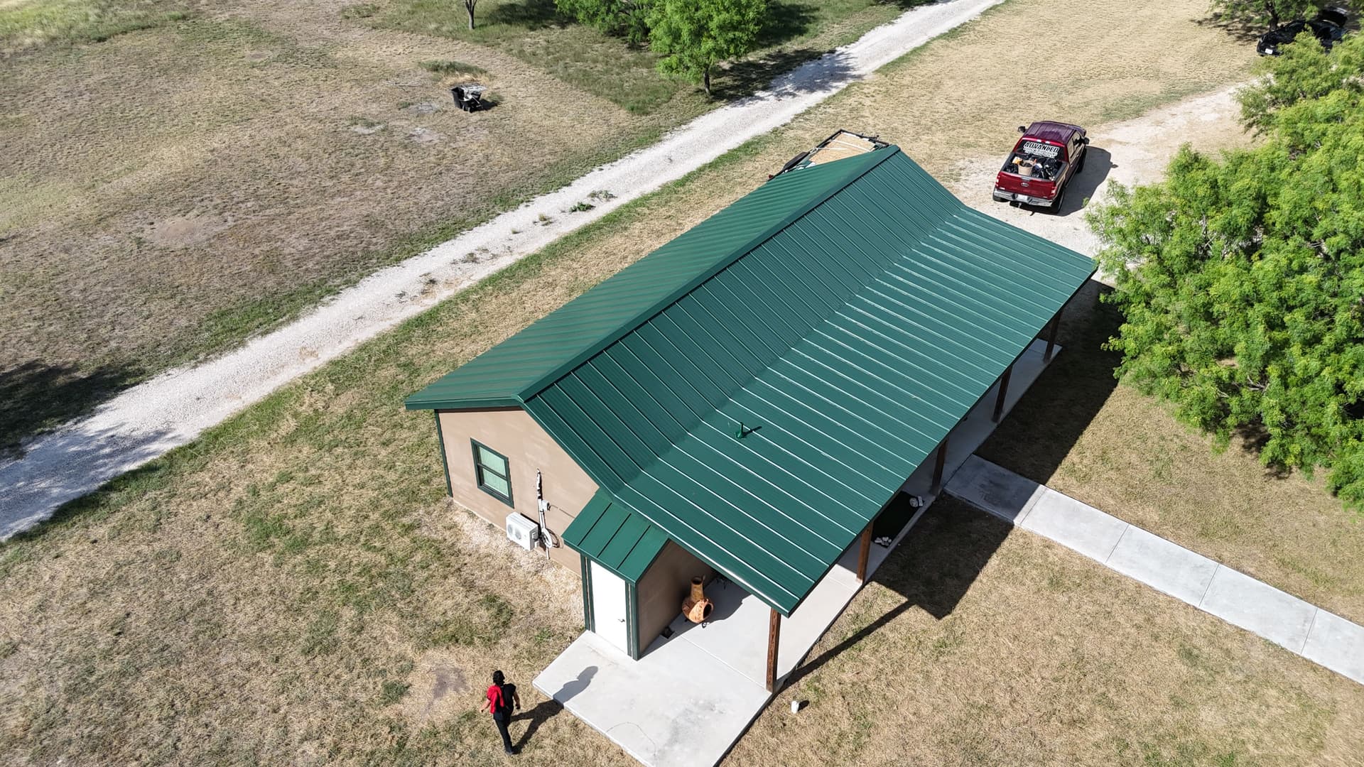 Gallery photos for Hail-Damaged R-Panel Roofs Upgraded to Class 4 Standing Seam: Image #1