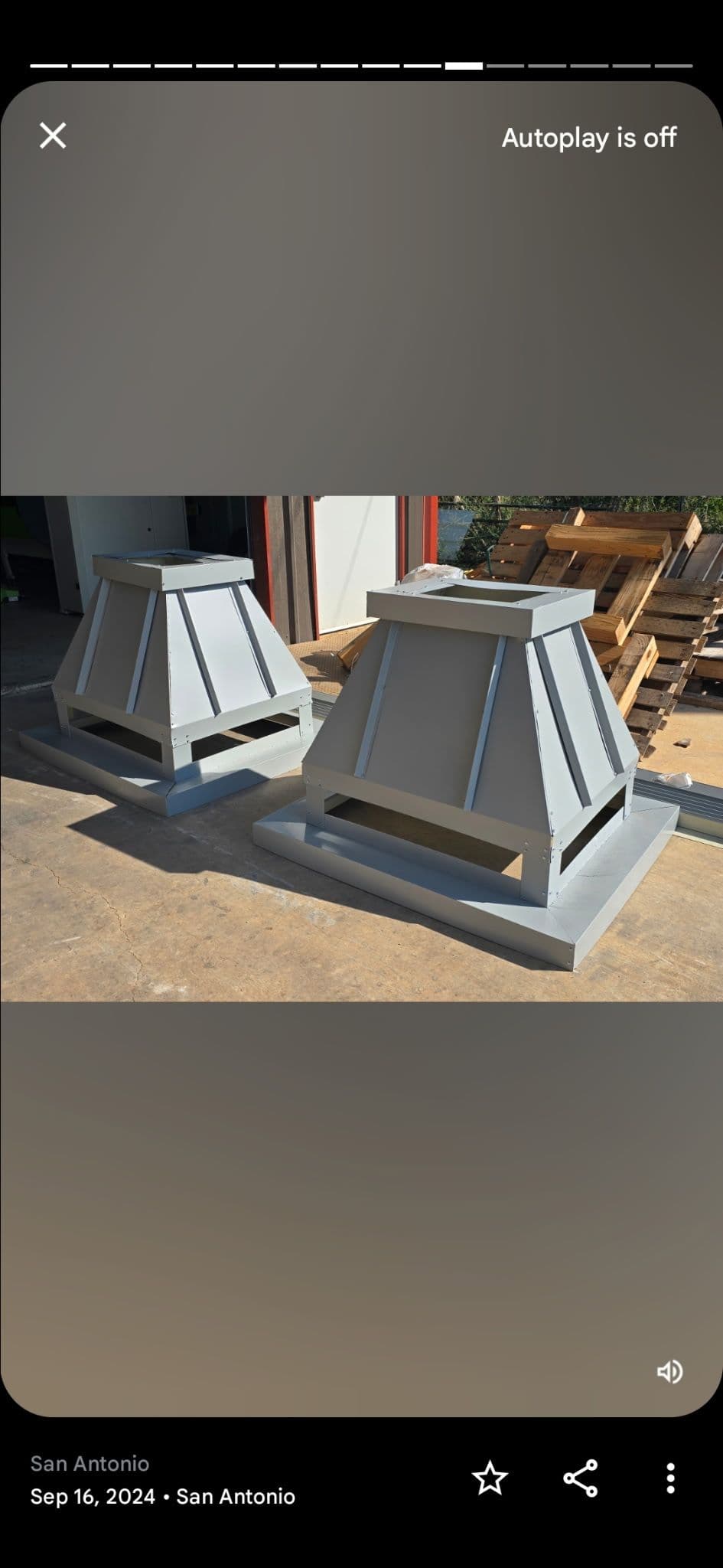 Gallery photos for Custom Chimney Shrouds in San Antonio: Image #4