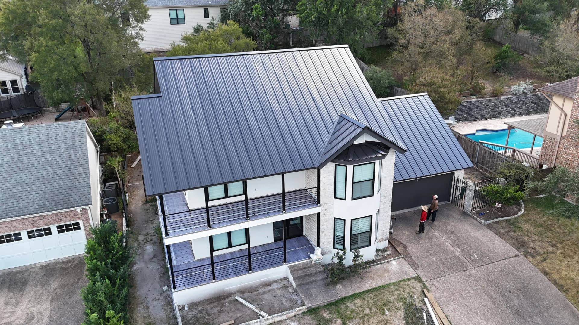 Gallery photos for 24-Gauge Standing Seam Metal Roof Replacement in Austin: Image #2