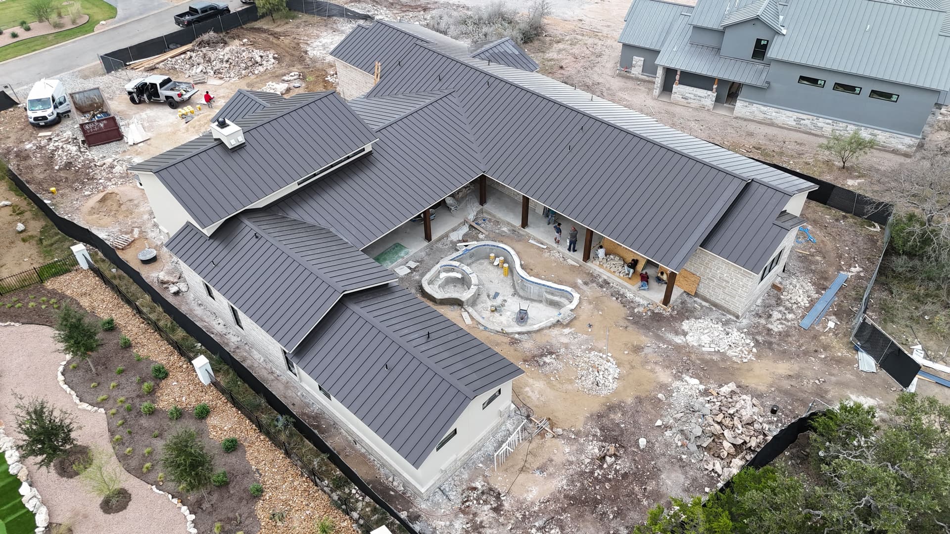 Gallery photos for Stunning Metal Roof Installation in Horseshoe Bay TX: Image #1