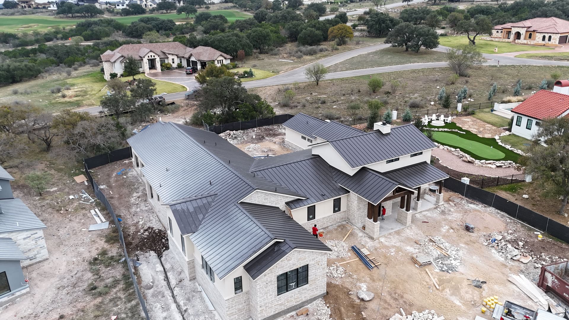 Gallery photos for Stunning Metal Roof Installation in Horseshoe Bay TX: Image #2